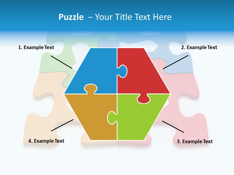 Link Tie Color PowerPoint Template