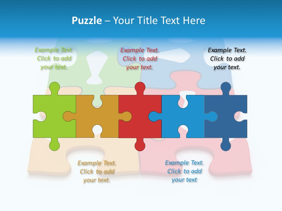 Link Tie Color PowerPoint Template