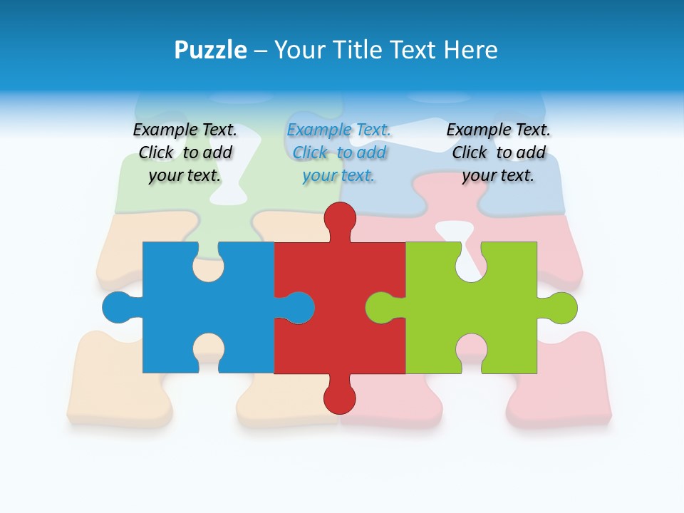 Link Tie Color PowerPoint Template