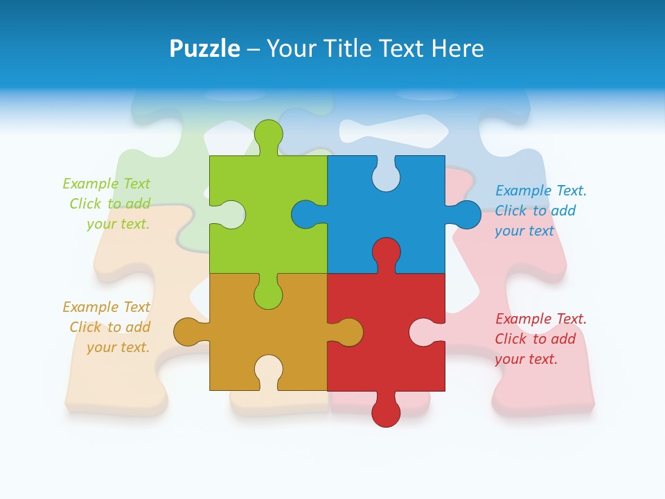 Link Tie Color PowerPoint Template