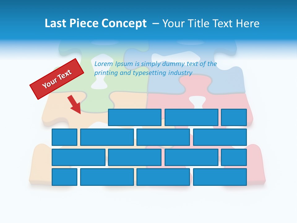 Link Tie Color PowerPoint Template