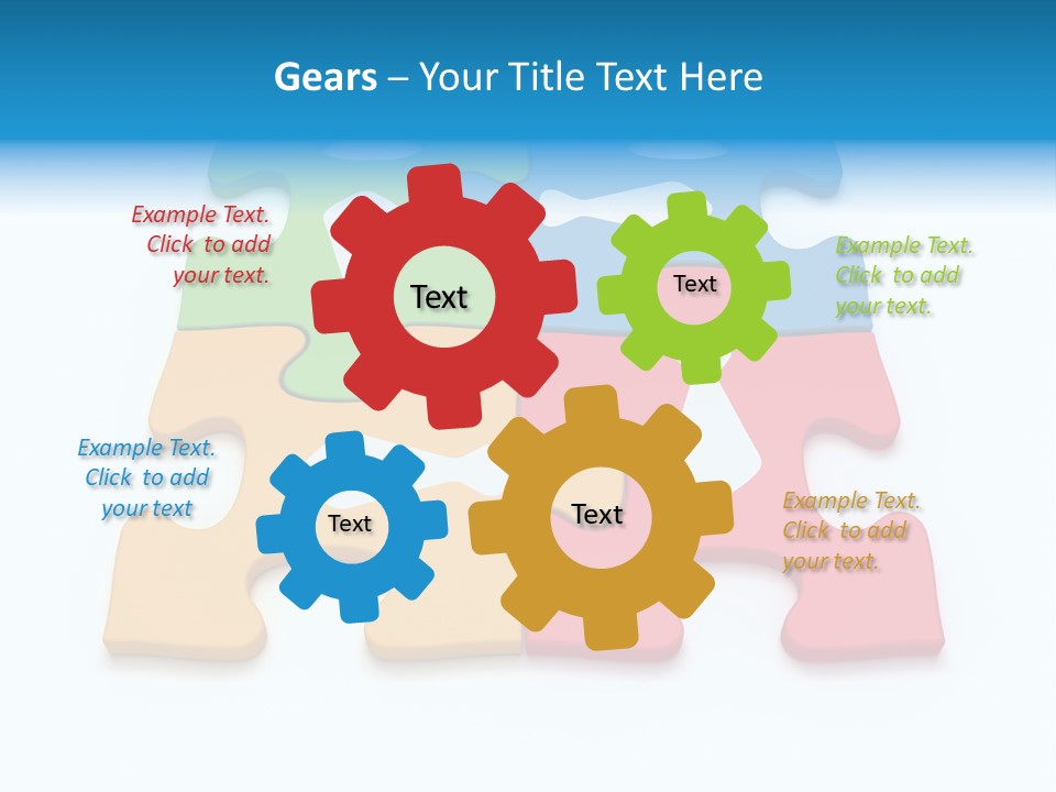 Link Tie Color PowerPoint Template