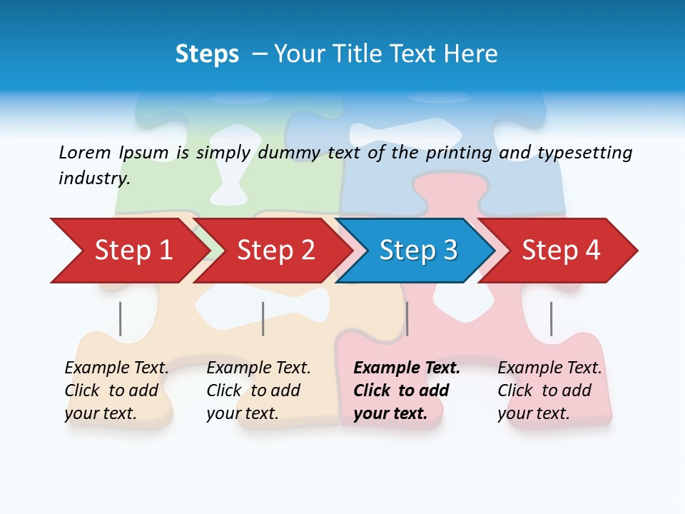 Link Tie Color PowerPoint Template