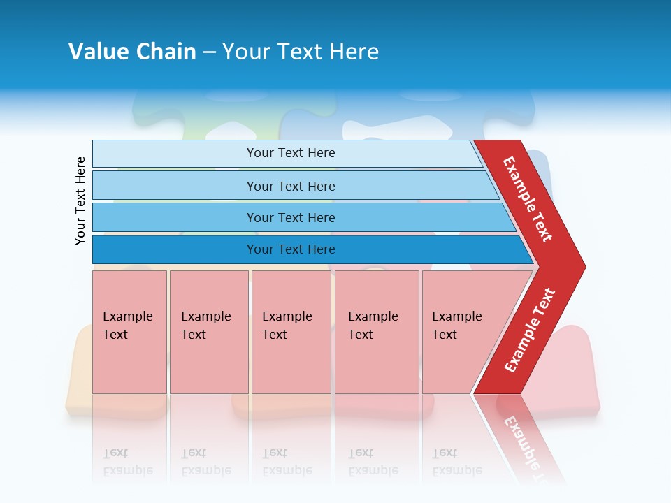 Link Tie Color PowerPoint Template
