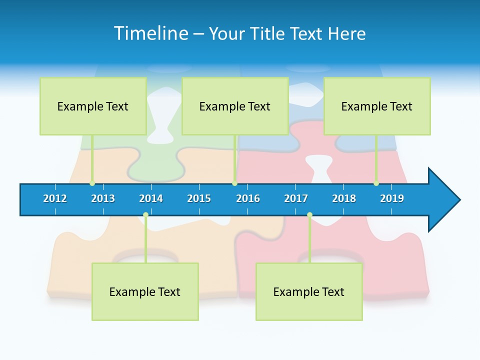 Link Tie Color PowerPoint Template