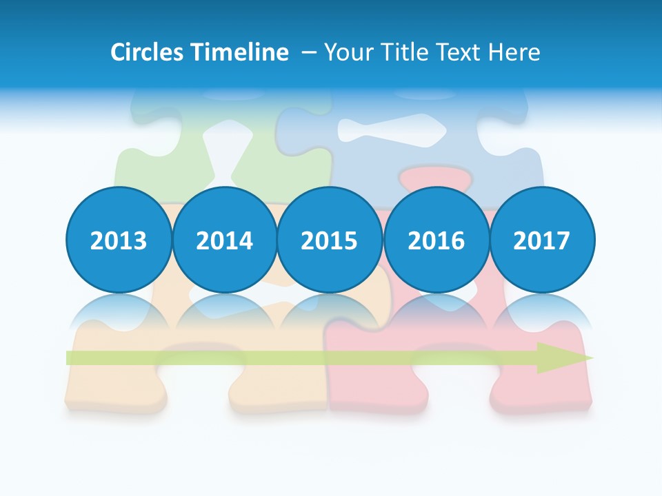 Link Tie Color PowerPoint Template