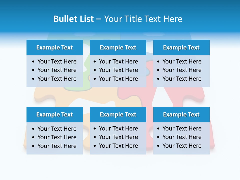 Link Tie Color PowerPoint Template