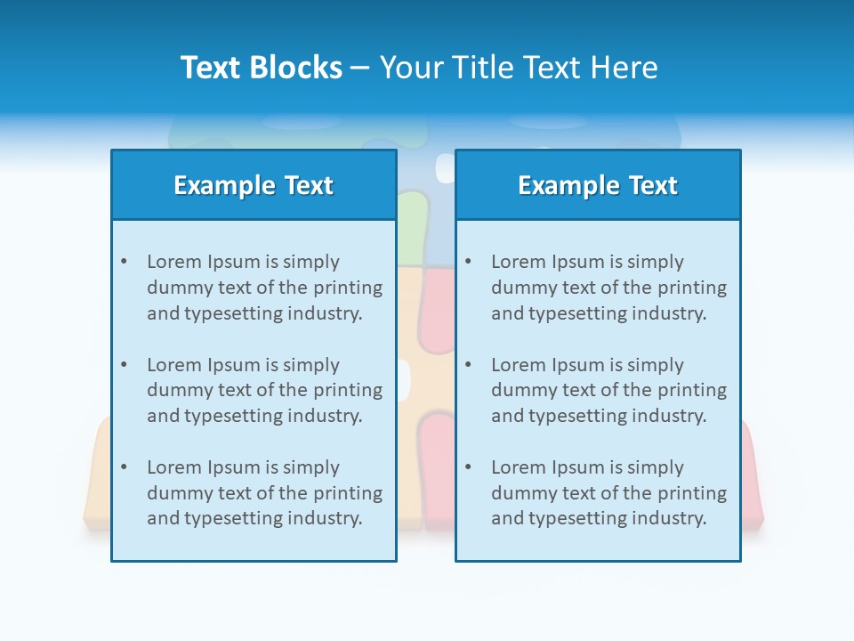 Link Tie Color PowerPoint Template