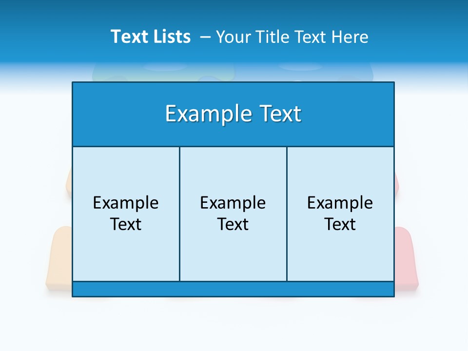 Link Tie Color PowerPoint Template