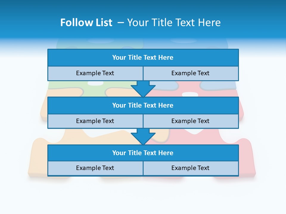 Link Tie Color PowerPoint Template