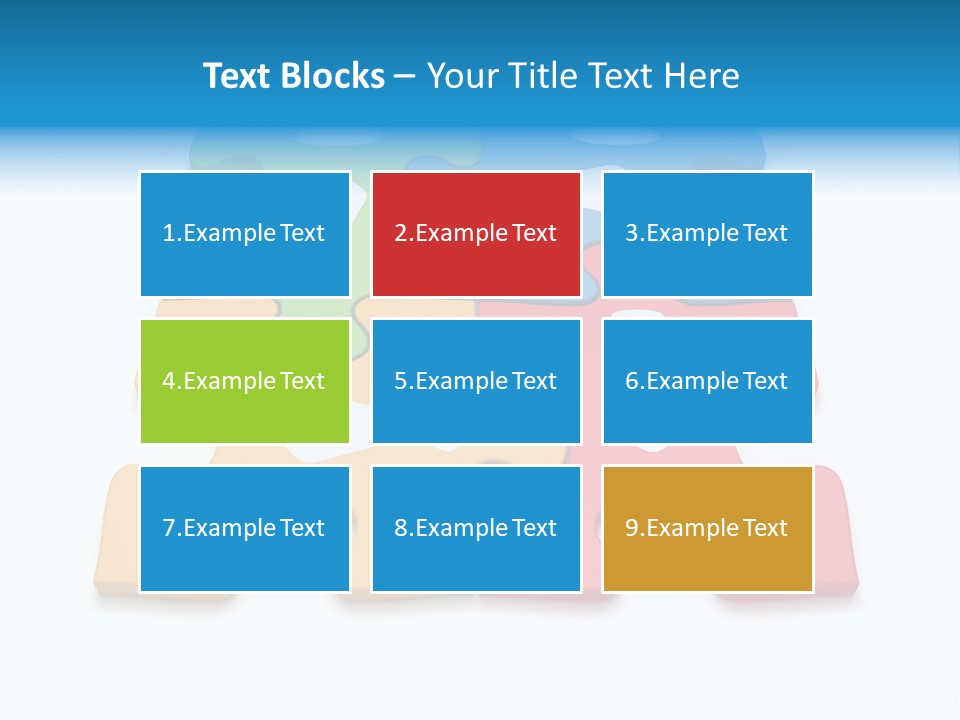 Link Tie Color PowerPoint Template