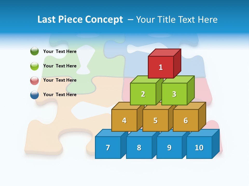 Link Tie Color PowerPoint Template