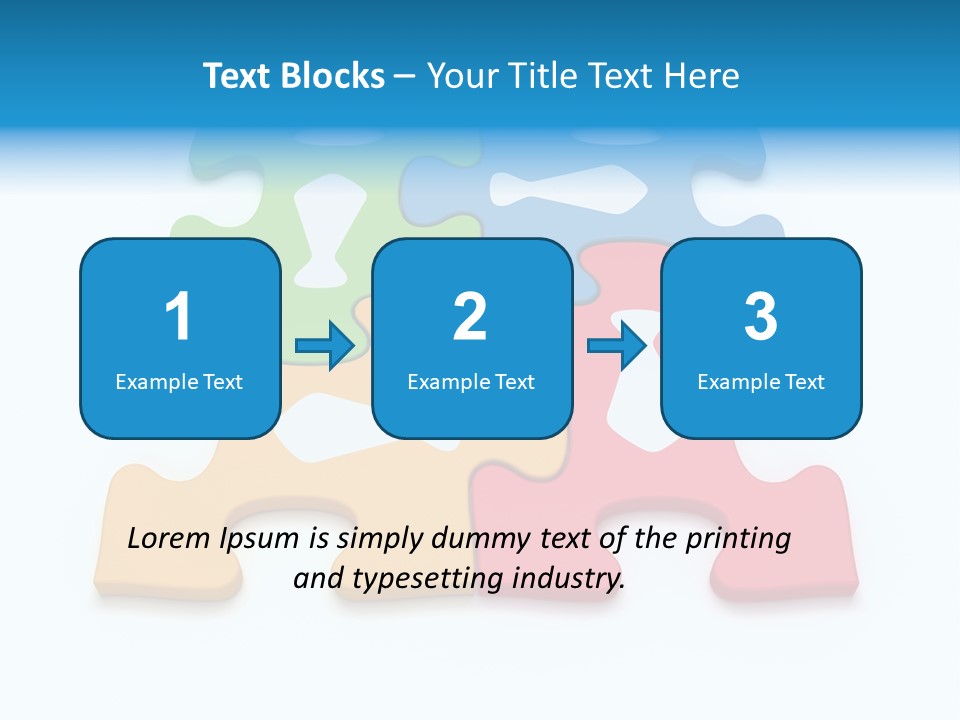 Link Tie Color PowerPoint Template