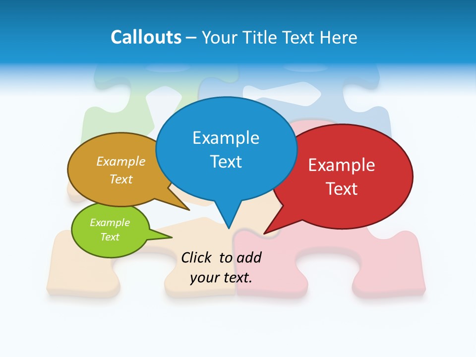 Link Tie Color PowerPoint Template