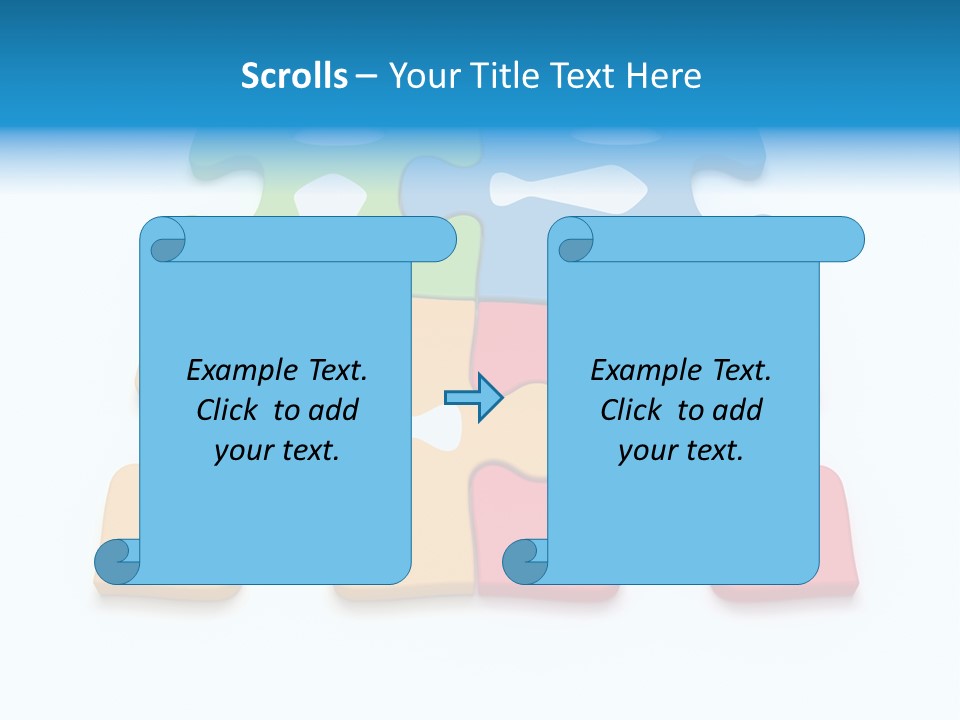 Link Tie Color PowerPoint Template
