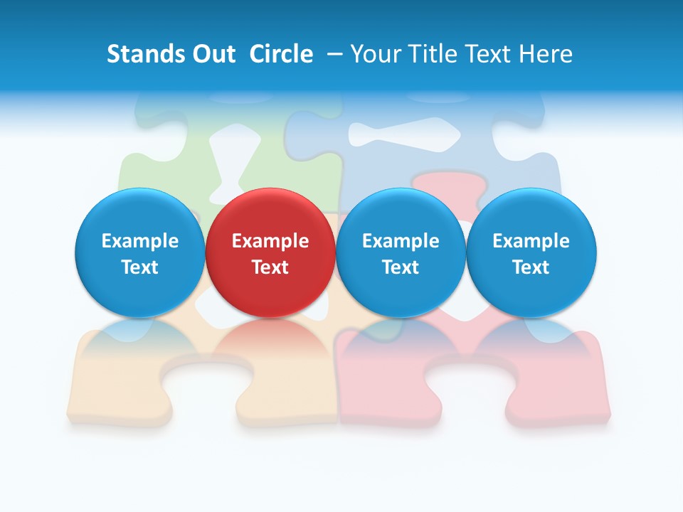 Link Tie Color PowerPoint Template