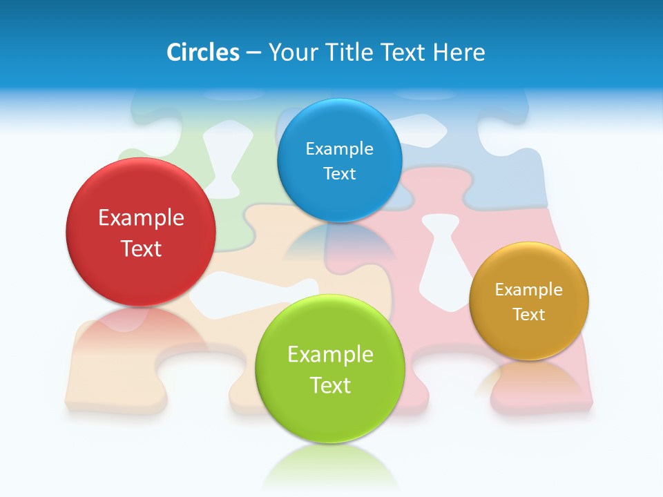 Link Tie Color PowerPoint Template