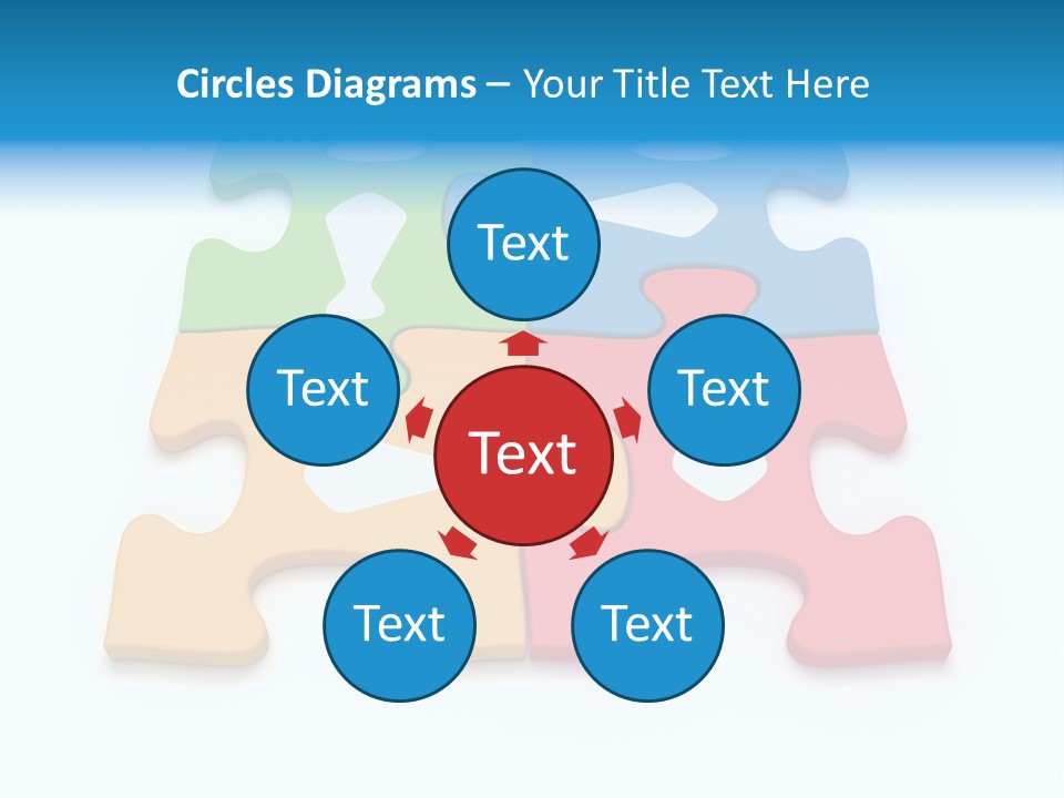 Link Tie Color PowerPoint Template