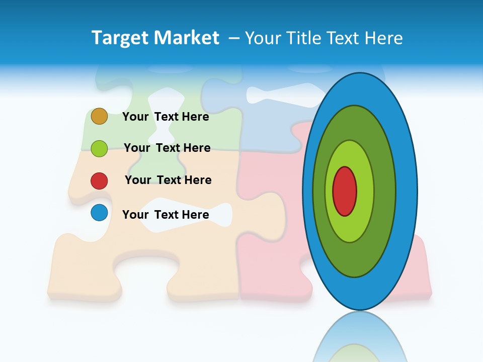 Link Tie Color PowerPoint Template