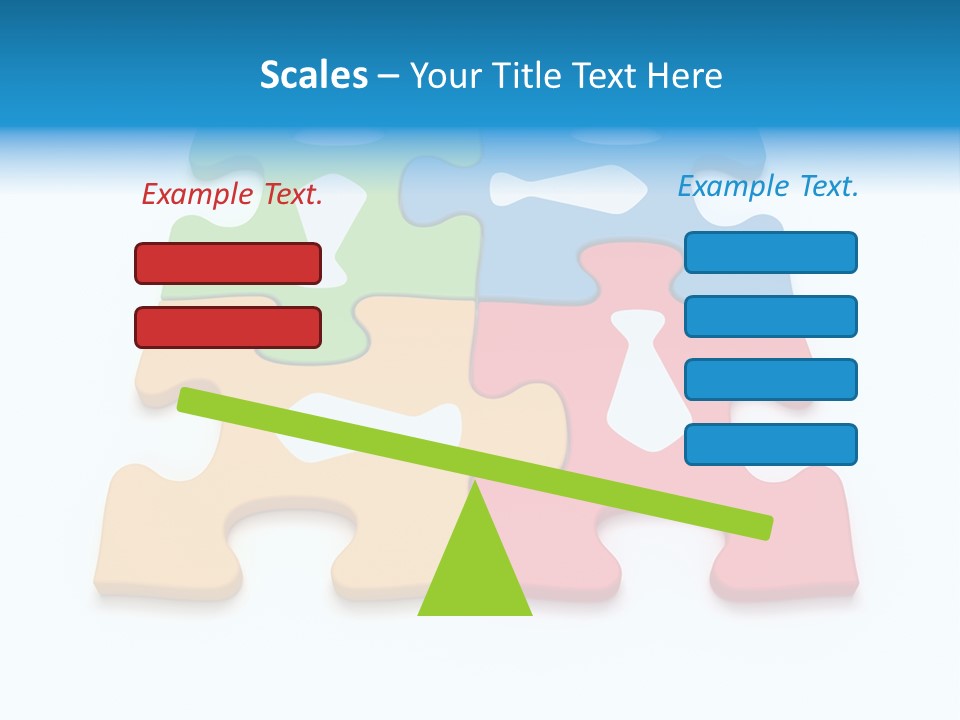 Link Tie Color PowerPoint Template