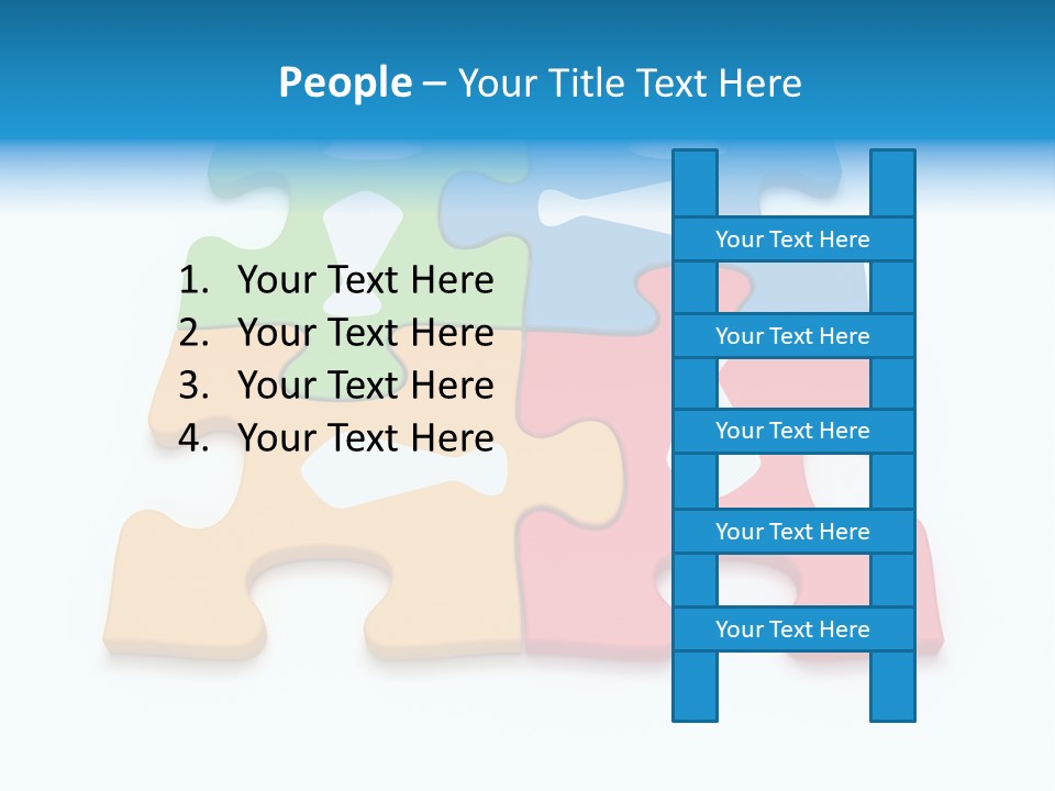 Link Tie Color PowerPoint Template