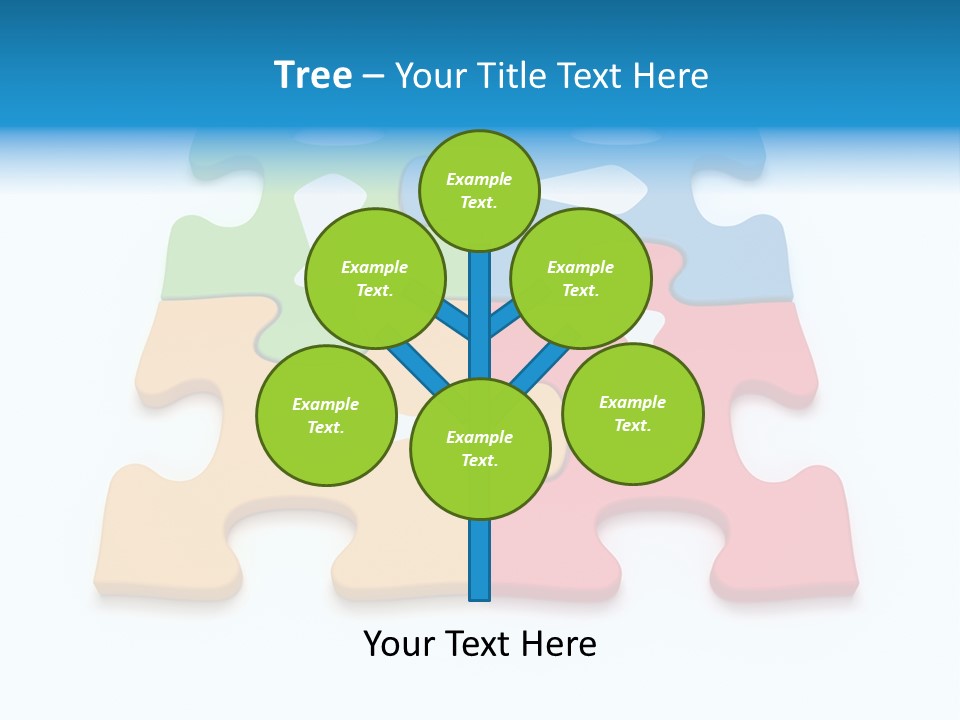 Link Tie Color PowerPoint Template