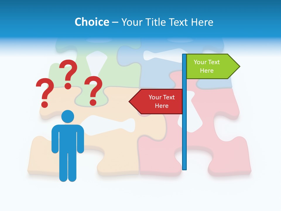 Link Tie Color PowerPoint Template