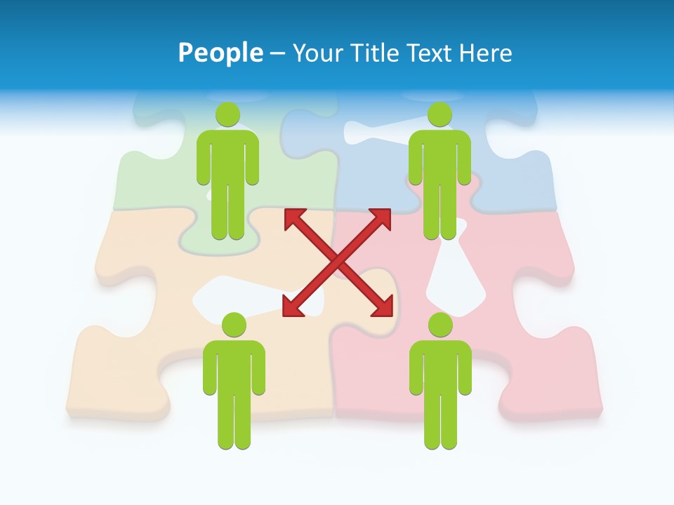 Link Tie Color PowerPoint Template