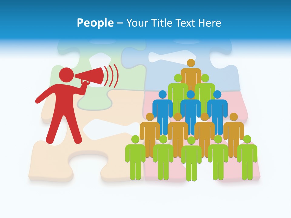 Link Tie Color PowerPoint Template