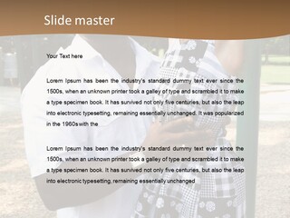 Playground Outdoors Ethnic PowerPoint Template