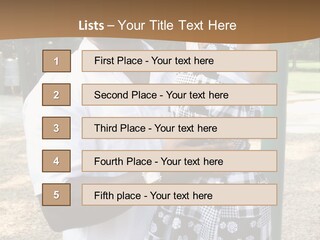 Playground Outdoors Ethnic PowerPoint Template