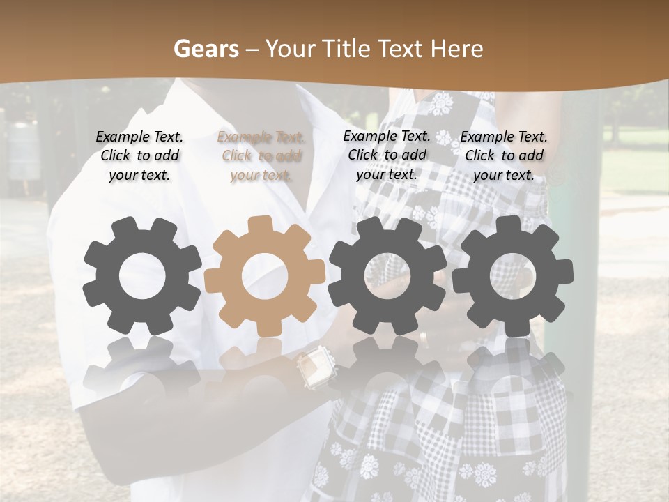 Playground Outdoors Ethnic PowerPoint Template