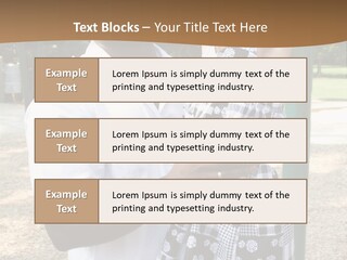 Playground Outdoors Ethnic PowerPoint Template