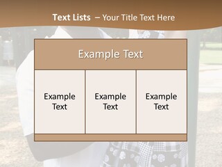 Playground Outdoors Ethnic PowerPoint Template