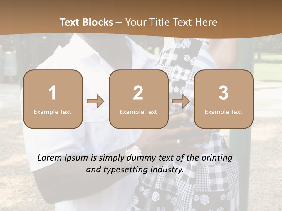 Playground Outdoors Ethnic PowerPoint Template