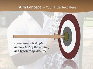 Playground Outdoors Ethnic PowerPoint Template