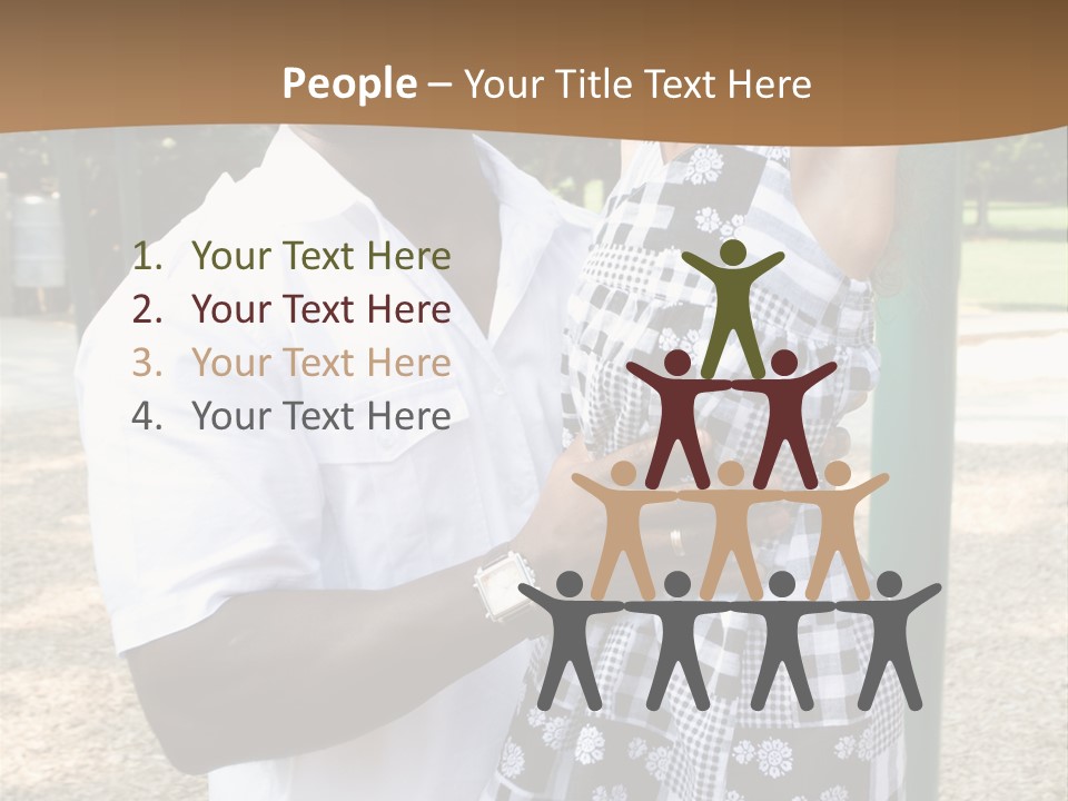 Playground Outdoors Ethnic PowerPoint Template