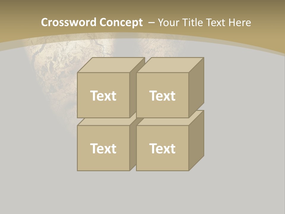 Portrait Textured Isolated PowerPoint Template