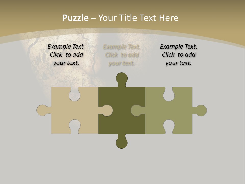 Portrait Textured Isolated PowerPoint Template