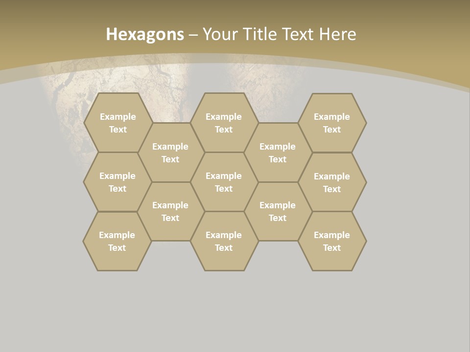 Portrait Textured Isolated PowerPoint Template