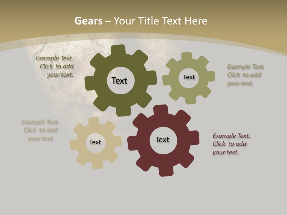 Portrait Textured Isolated PowerPoint Template