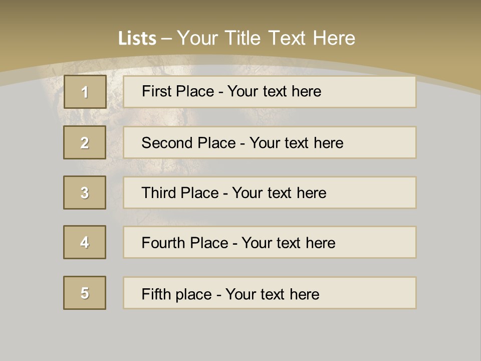 Portrait Textured Isolated PowerPoint Template