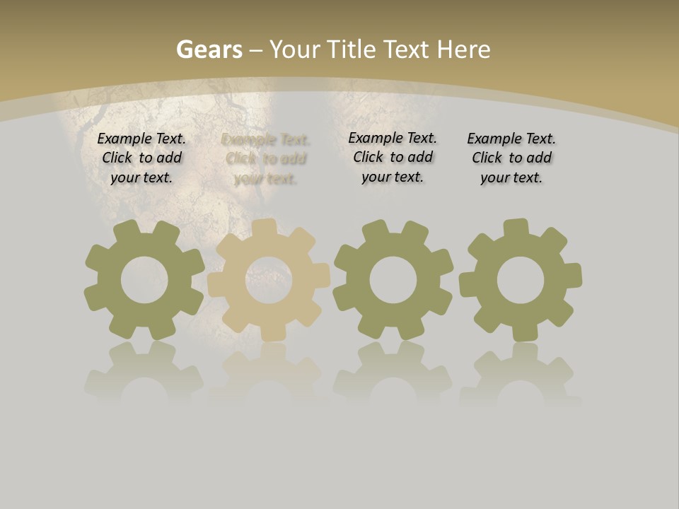 Portrait Textured Isolated PowerPoint Template