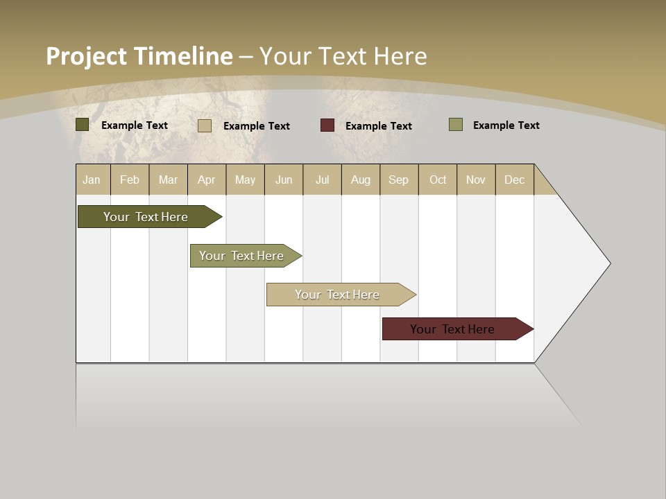 Portrait Textured Isolated PowerPoint Template