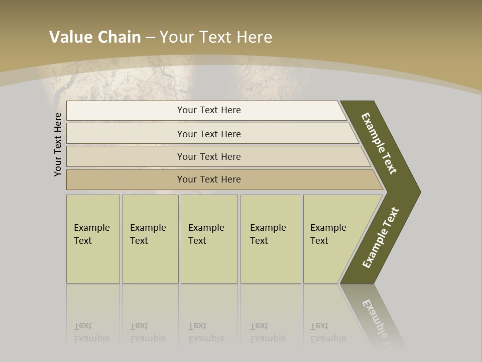 Portrait Textured Isolated PowerPoint Template