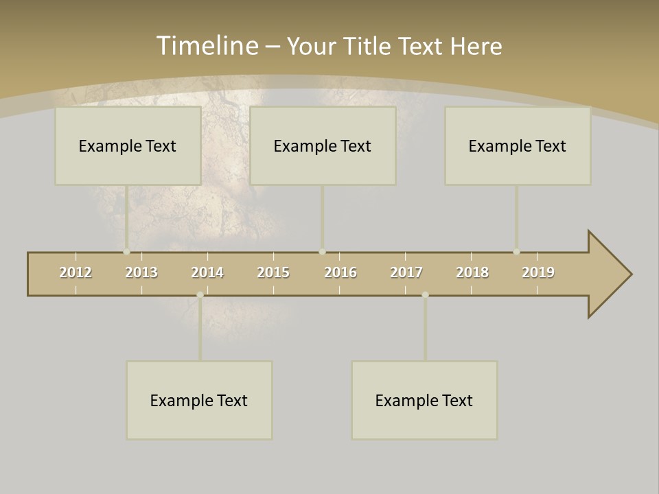 Portrait Textured Isolated PowerPoint Template