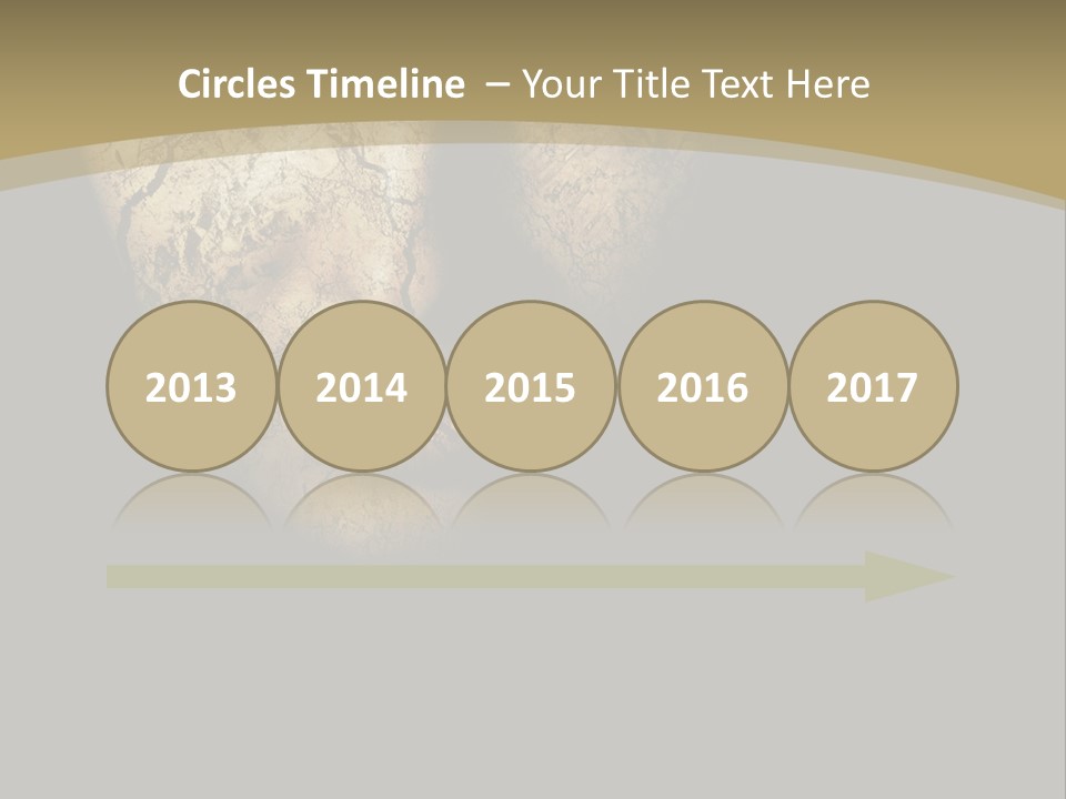 Portrait Textured Isolated PowerPoint Template