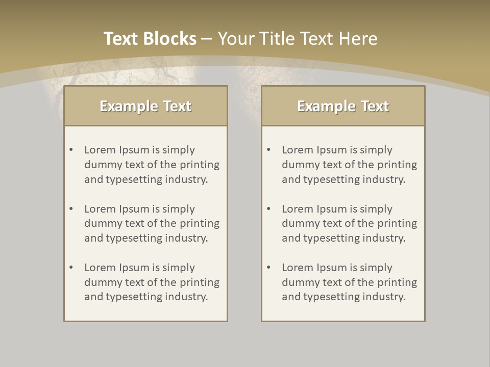 Portrait Textured Isolated PowerPoint Template