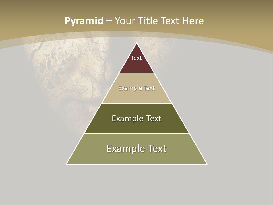 Portrait Textured Isolated PowerPoint Template