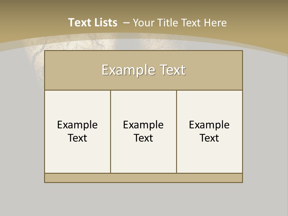 Portrait Textured Isolated PowerPoint Template